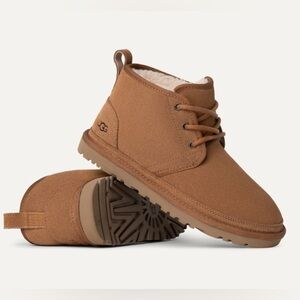 UGG Women’s Neumel Leather Booties Size 9 S/N3236 -Chestnut